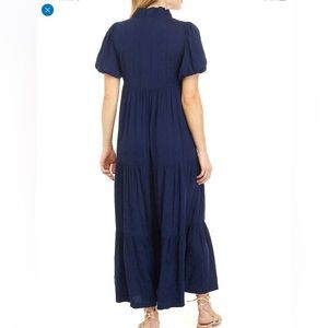 Navy blue maxi dress